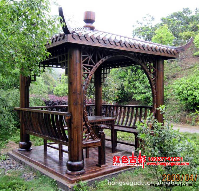中式庭院 园林设计   花园设计  木屋设计 市政公园设计 古建设计仿古图2