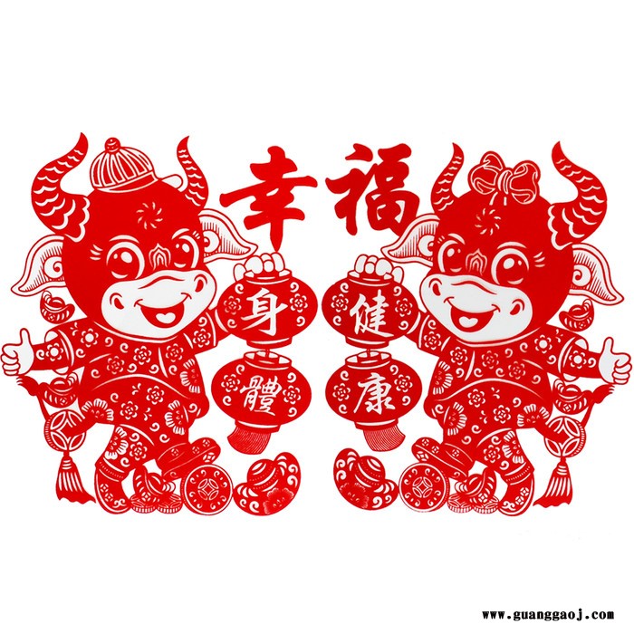 批发**2020年画聚贯工厂**春节铜版纸对联**支持专版定制印刷银行保险图5