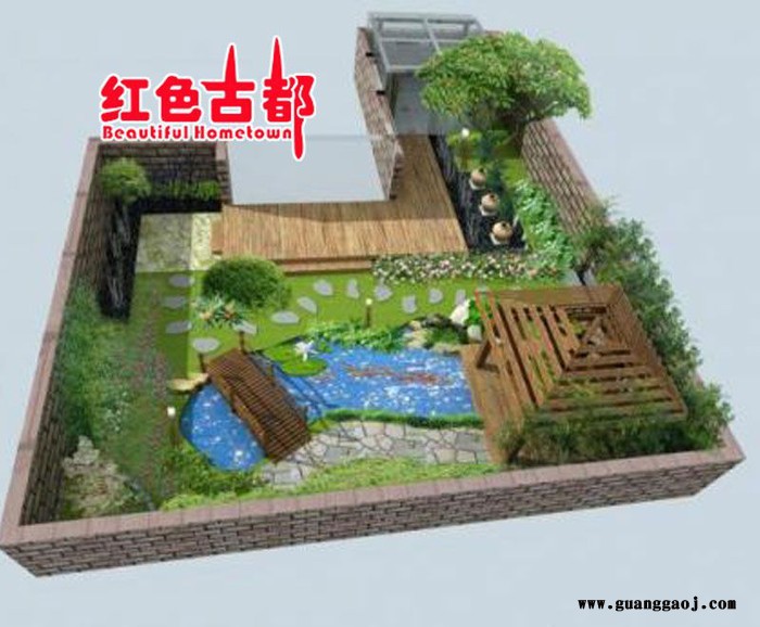 中式庭院 园林设计   花园设计  木屋设计中国元素 市政公园设计 古建设计图7