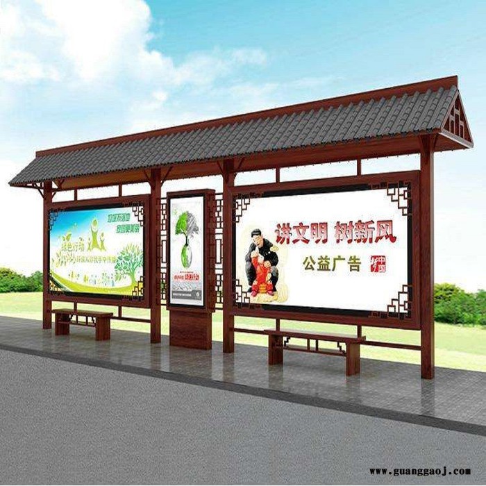 南平江苏晟宇不锈钢候车亭招商 候车亭 宣传栏 阅报栏 核心价值观 户外广告灯箱 精神堡垒 垃圾分类亭**产品**图3