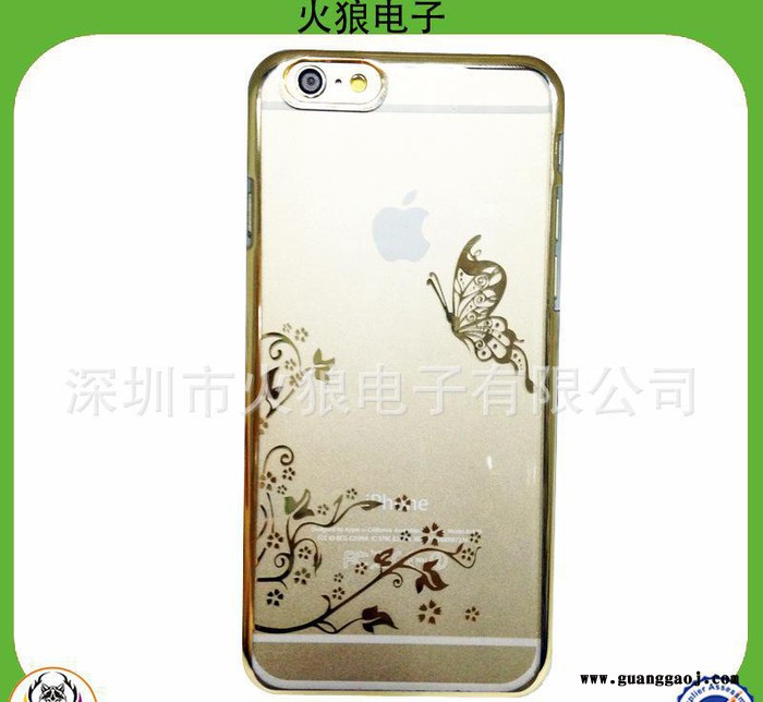 招商银行广告赠送礼品 新款iPhone6电镀手机壳 安卓烫金外壳图3