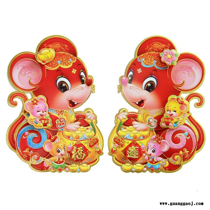 **2020年聚贯工厂**天津市春节用品年画价格便宜批发**定制作印刷款式火爆图4