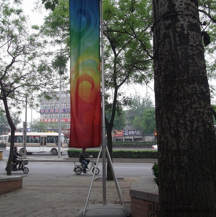 北京提供广告条幅路边彩旗串旗文字图形 丝网印刷 制作一件起做图6