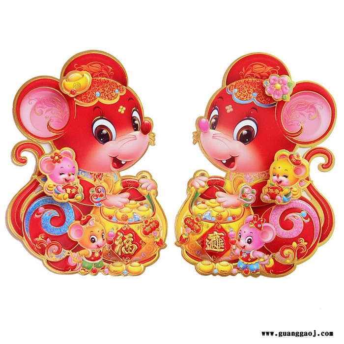 **2020年聚贯工厂**上海市春节用品年画价格便宜批发**定制作印刷款式火爆图4