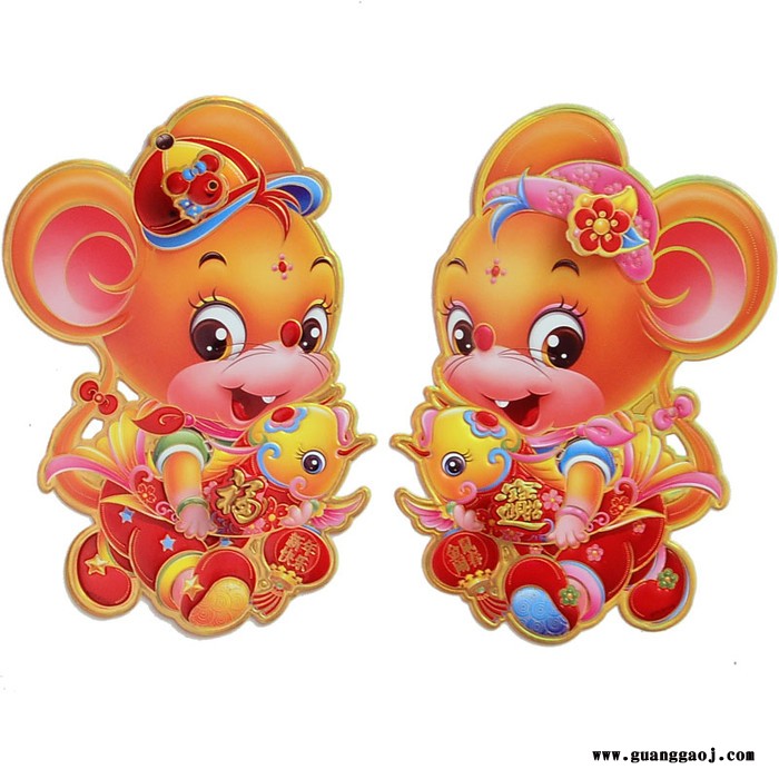 **2020年吉林省长春市吉林市四平市辽源市聚贯工厂**春节用品年画价格便宜批发**定制作印刷款式火爆图4