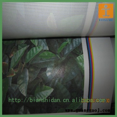 供应韩国DGI喷绘-网格布、上海批量写真加工高清网格布、统杰图文技工制作图3