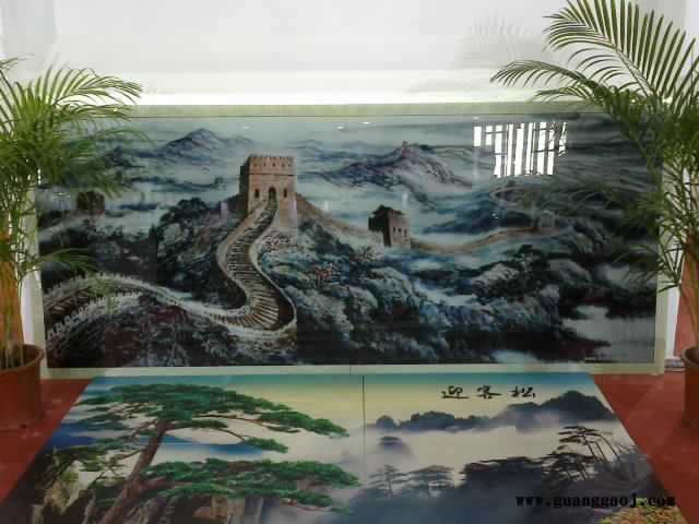 供应玻璃浮雕凹凸精美图案制作印刷加工图6