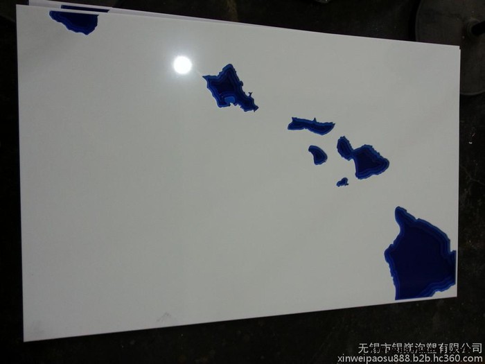 供应亚克力制品压克力地图图7