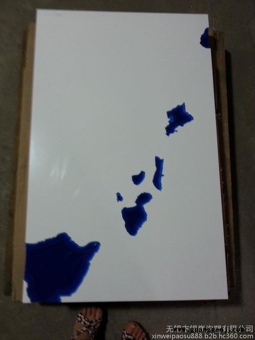 供应亚克力制品压克力地图图2