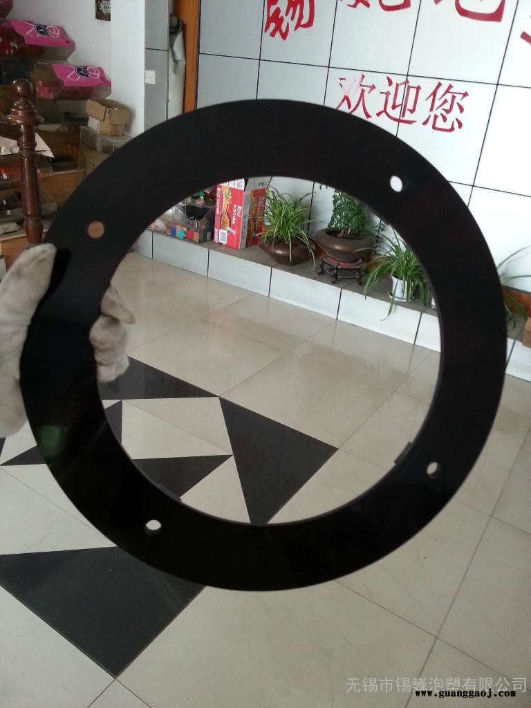 供应亚克力制品压克力制品圆盘可定制PMMA图1