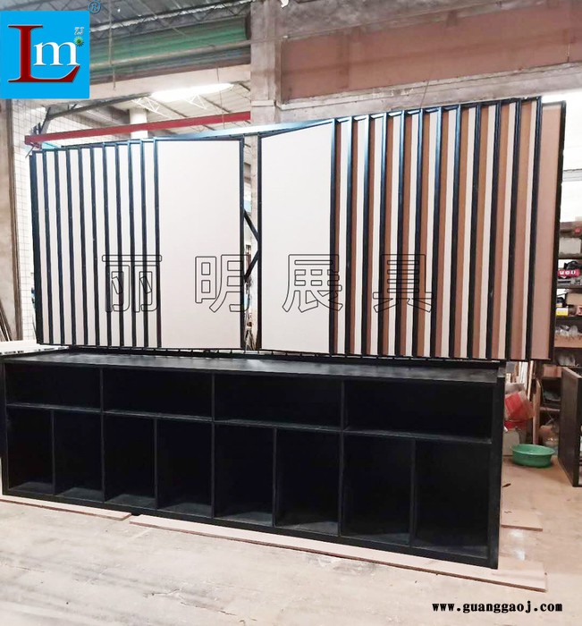定制丽明牌LM-T013L墙纸涂料硅藻泥贝艺术漆组合柜图1