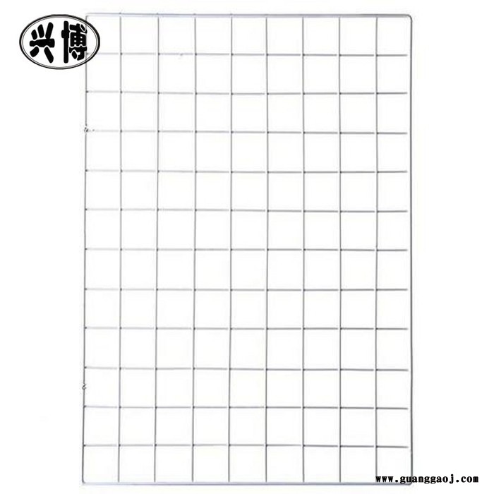 超市展架背网 白色喷塑展架挂网 焊接工艺网片