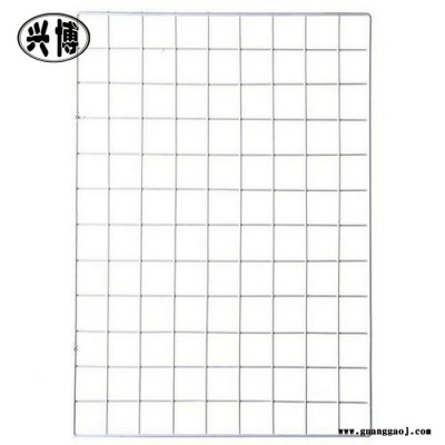超市展架背网 白色喷塑展架挂网 焊接工艺网片
