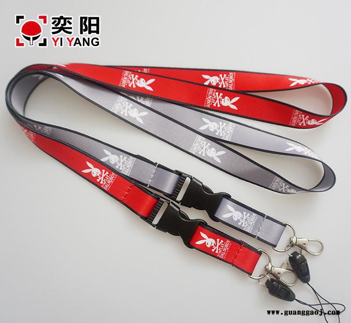 定制涤纶热转印挂绳 手机挂绳 工作证吊绳 展会挂带 **环保图3