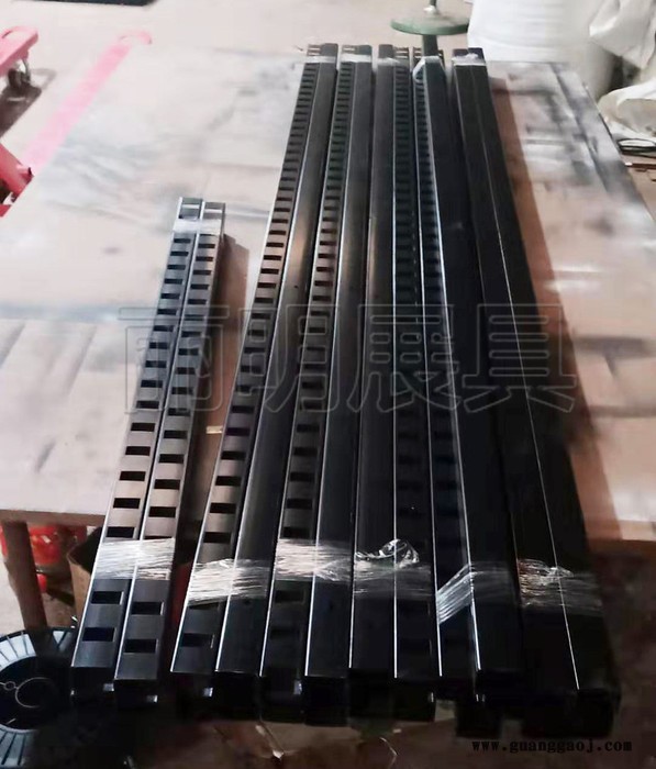 定制丽明牌LM9062L 瓷砖展示架 地砖双面冲孔管展架专业生产图1