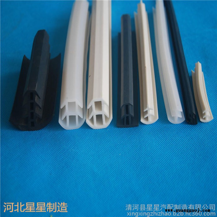 厂家供应硅胶海绵发泡密封条钢板展架硅胶收边条