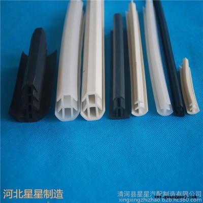 厂家供应硅胶海绵发泡密封条钢板展架硅胶收边条
