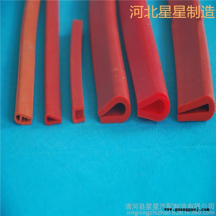 厂家供应P型9字烤箱蒸箱专用密封条钢板展架硅胶收边条图7