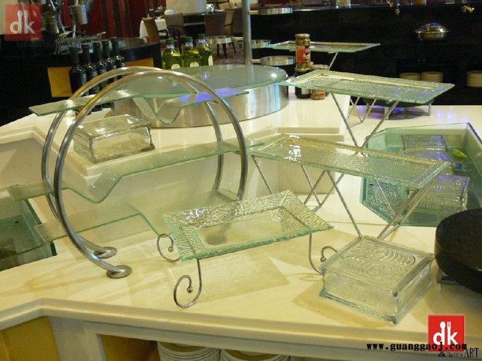 美食展架  餐厅用品  自助餐台用品  自助餐用具