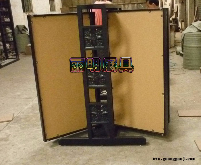 供应丽明LM4017双排小翻页柜 瓷砖展示架 陶瓷展示架 瓷砖展示柜**图8
