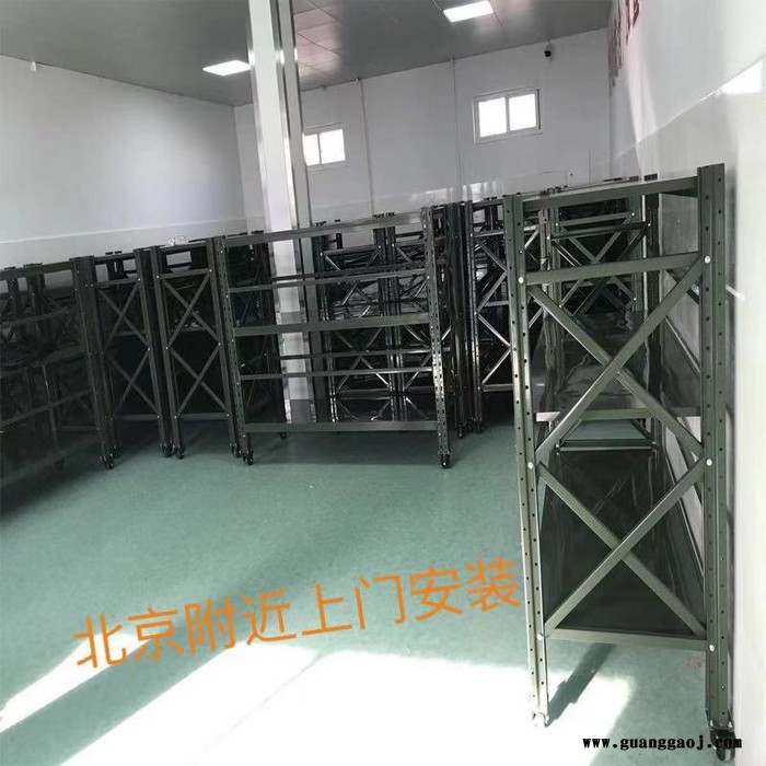 物资架衣服架装备架战备物资架中型仓储货架加轮子消防用品存放架物资架可调节货架图2