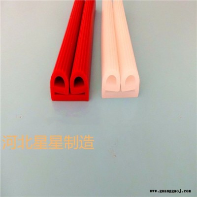 厂家供应耐高温密封条海绵条 钢板展架硅胶收边条