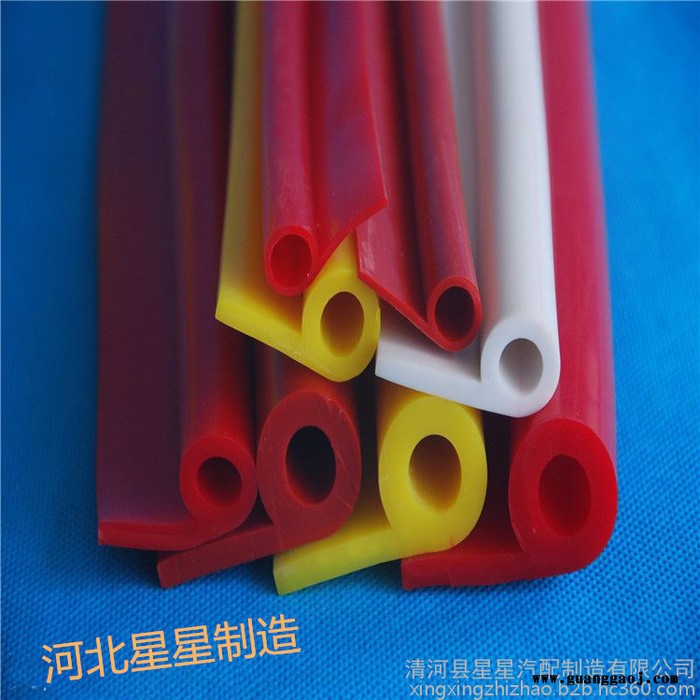 厂家供应彩色硅胶耐高温环保管圆条钢板展架硅胶收边条图4