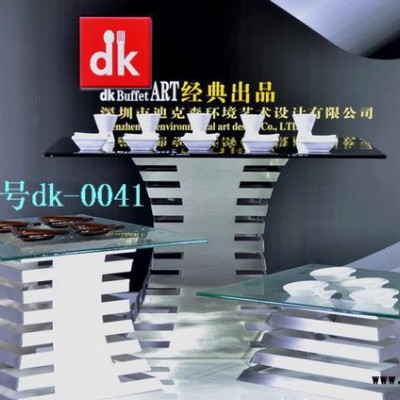 自助餐设备 食品展架  台面美食展示层架  玻璃系列