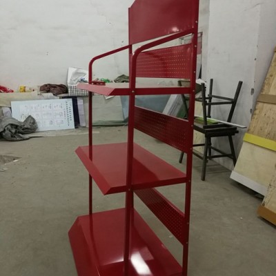 电焊机货架焊机货架拆装式电焊机货架红色展架