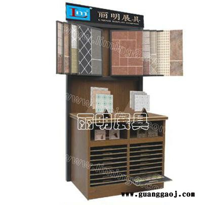供应丽明牌LM8010连体展柜 瓷砖展架 墙砖展示柜 地砖展架** 瓷砖组合柜图8