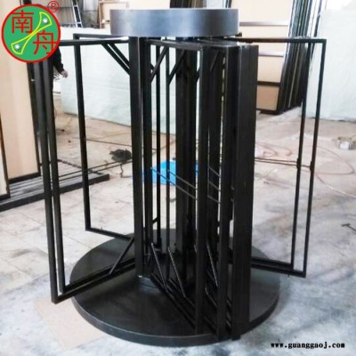 定制南舟牌LM-D020 圆柜木地板翻页展示架专业生产批发