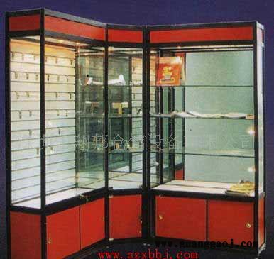 专业生产钛合金展架,南山展柜，深圳展架图2