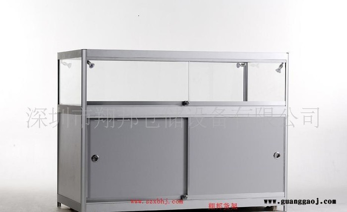 【厂价直销**货架  钛合金展架   玻璃展架    展示架图1