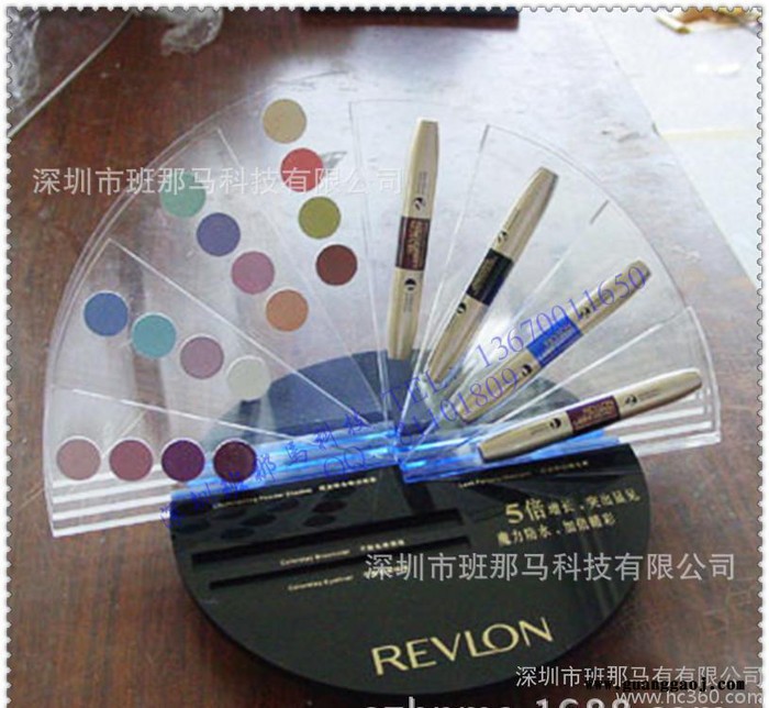 工厂定制**时尚亚克力化妆品展架 化妆品陈列架 亚克力展示架图2