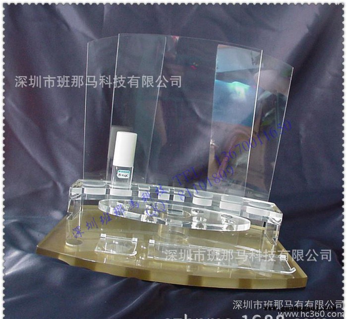 工厂定制**时尚亚克力化妆品展架 化妆品陈列架 亚克力展示架图3