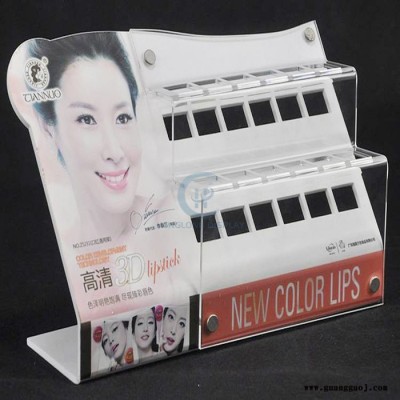 厂家生产加工亚克力L型展示架 化妆品展架