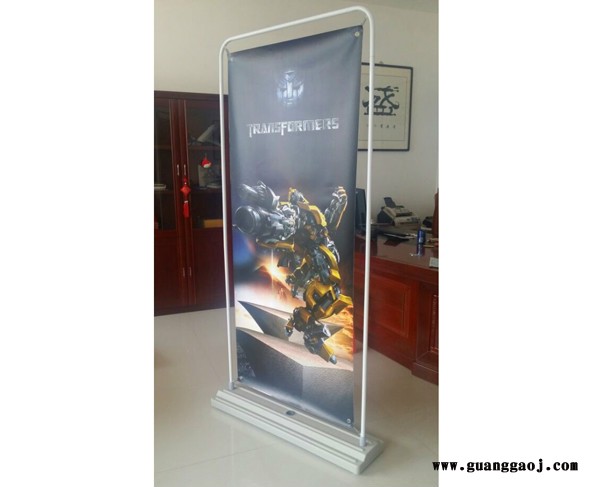 湘潭做门型展架厂家|湖南购物环保袋展示台生产商图1