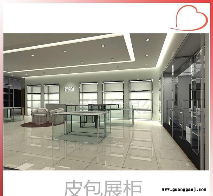 佛山爱傢品牌包包 不锈钢展架 箱包展示架 包包陈列柜图3