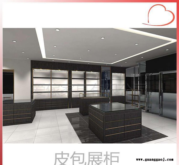 佛山爱傢品牌包包 不锈钢展架 箱包展示架 包包陈列柜图1