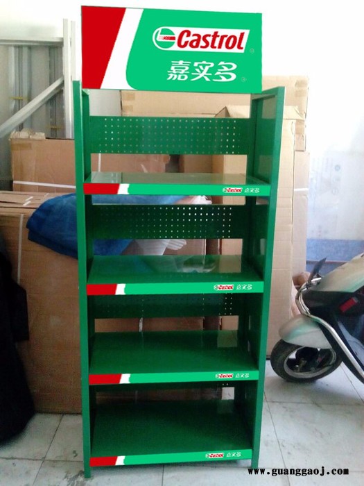 世纪腾发Q-524S店专用嘉实多机油展架润滑油展架图3