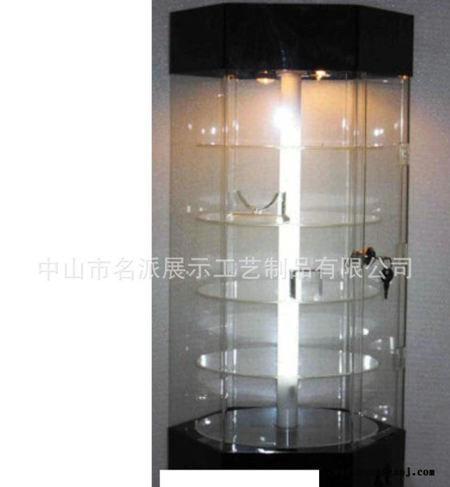 饰品展架 珠宝展示柜 珠宝旋转展架 桌面旋转展架 玻璃陈列柜图2