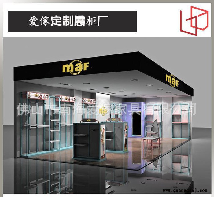 佛山爱傢厂有服装架展架童装货架店铺烤漆展架童装童装店展架图3