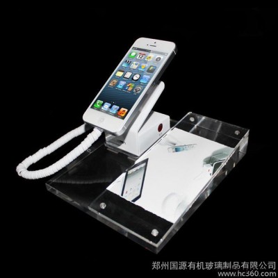 定制            苹果5s手机展架水晶手机展架亚
