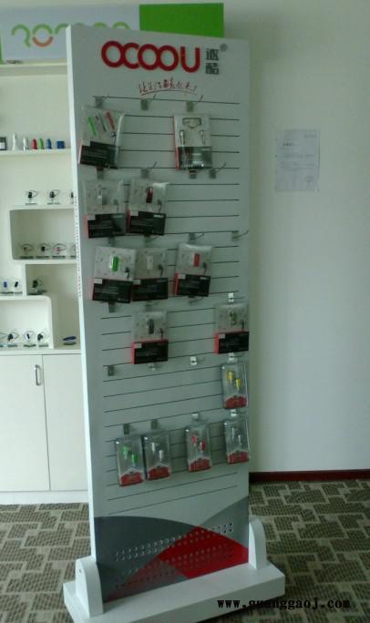 汽车**展柜 蓝牙耳机展架 展柜 展架图2