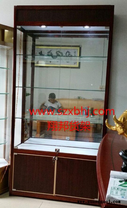 **货架 钛合金货架 玻璃展架图3