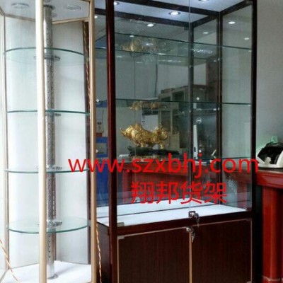 **货架 钛合金货架 玻璃展架