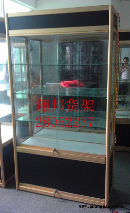【直销】钛合金展柜    **货架     玻璃展架