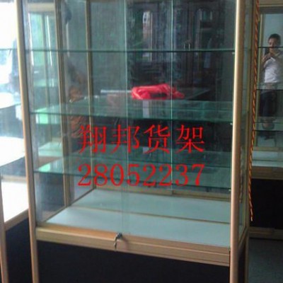 【直销】钛合金展柜    **货架     玻璃展架