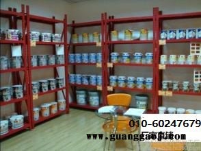 乳胶漆货架建材货架消防器货架储藏货架防水涂料展架家有货架图4