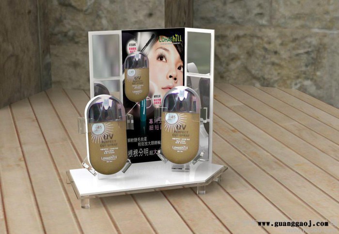 口红架 彩妆架 甲油架 护肤展架 亚克力展示架